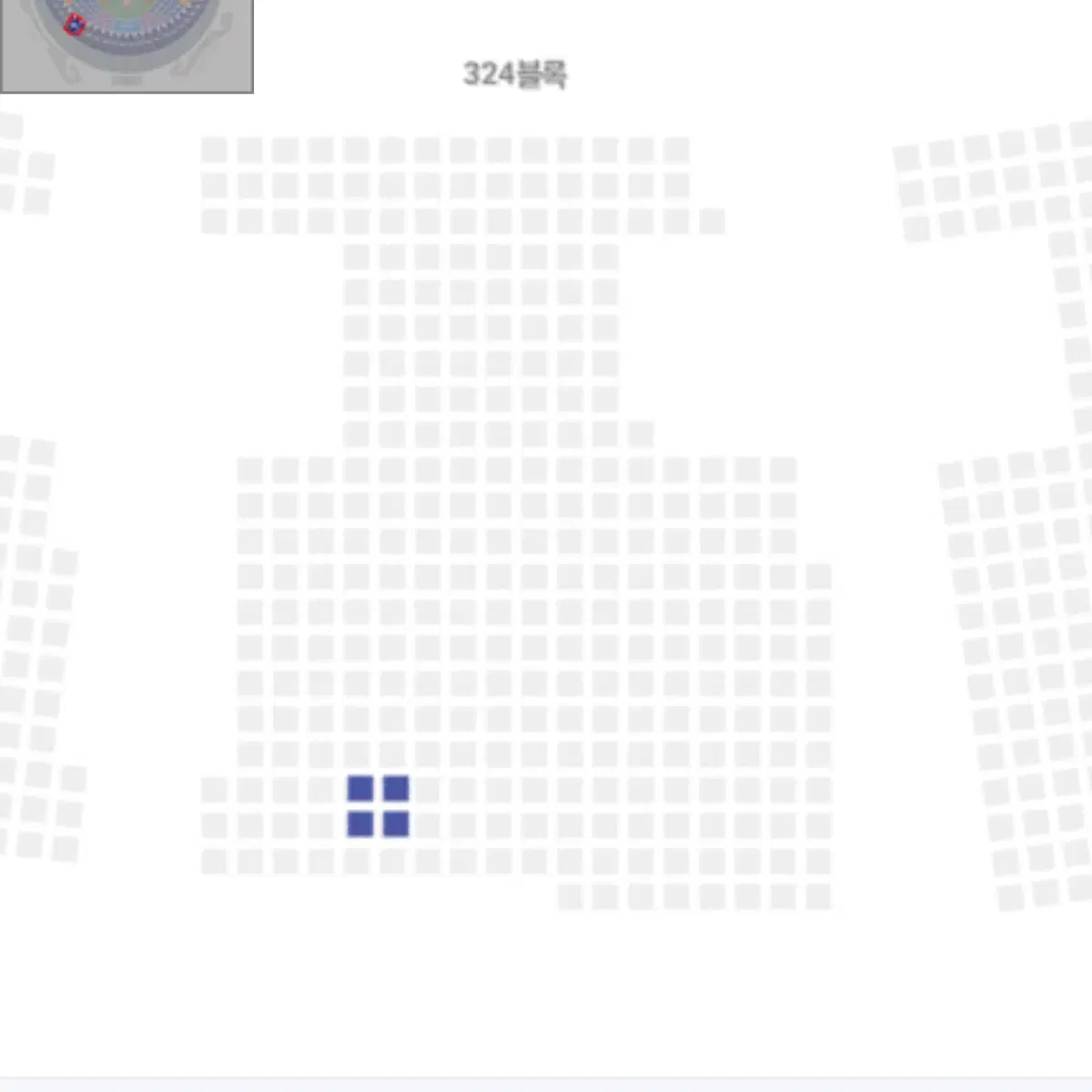 (정가)엘지vs한화 3루 네이비 324블록 2연석